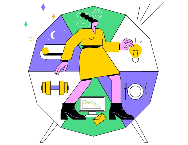 Organized workspace demonstrating environment design principles for habit formation